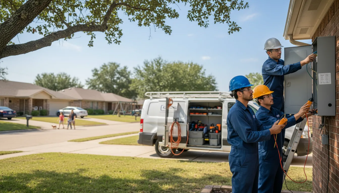 Certified electrician providing emergency electrical services in Nallen, WV